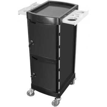 Multifunctional Trolley Rolling Cart With Door 6 Drawers Salon Trolley